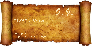 Oláh Vita névjegykártya